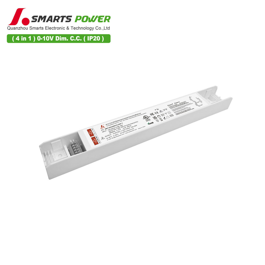 0-10V Dimmable Intelligent CC LED Driver 20W 70-700mA (IP20)