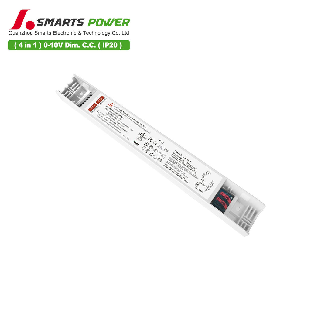 0-10V Dimmable Intelligent CC LED Driver 20W 70-700mA (IP20)