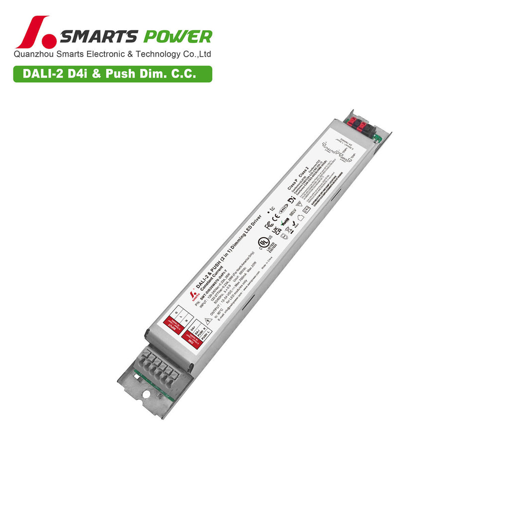 DALI-2 D4i&PUSH Intelligent CC LED Driver 20W 70-700mA (Metal housing)