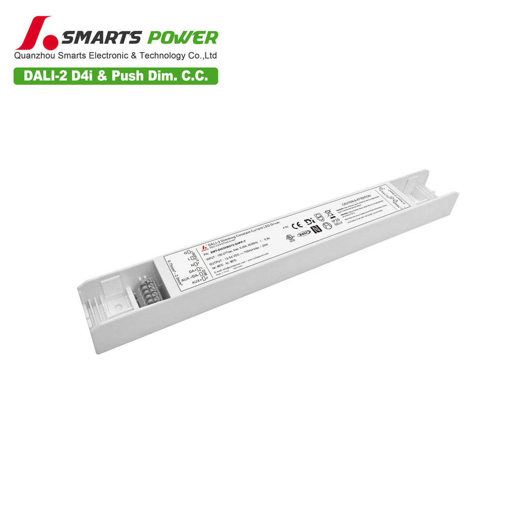 DALI-2 D4i&PUSH Intelligent CC LED Driver 20W 70-700mA (IP20)