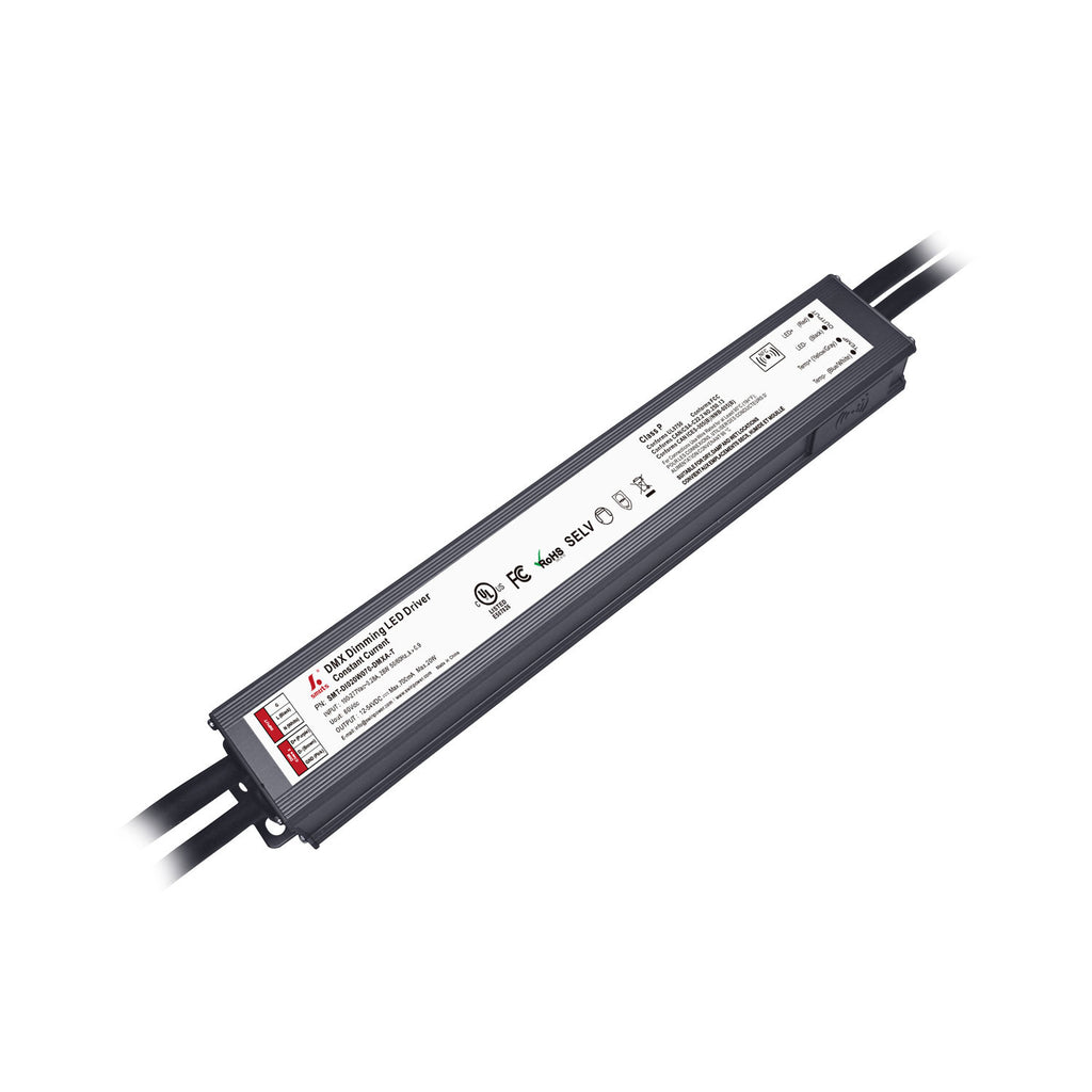 DMX512 Dimmable Intelligent CC LED Driver 20W 70-700mA (IP67)
