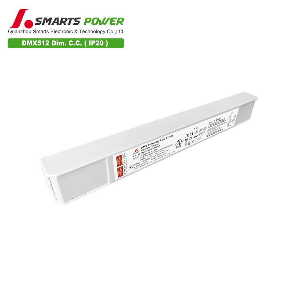 DMX512 Dimmable Intelligent CC LED Driver 20W 70-700mA (IP20)