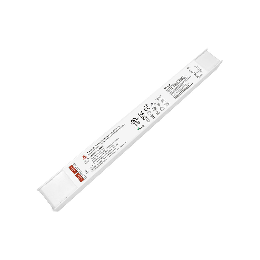 0-10V Dimmable Intelligent CC LED Driver 40W 70-700mA (IP20)