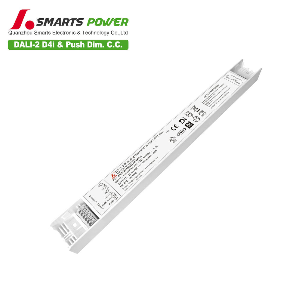 DALI-2 D4i&PUSH Intelligent CC LED Driver 40W 70-700mA (IP20)