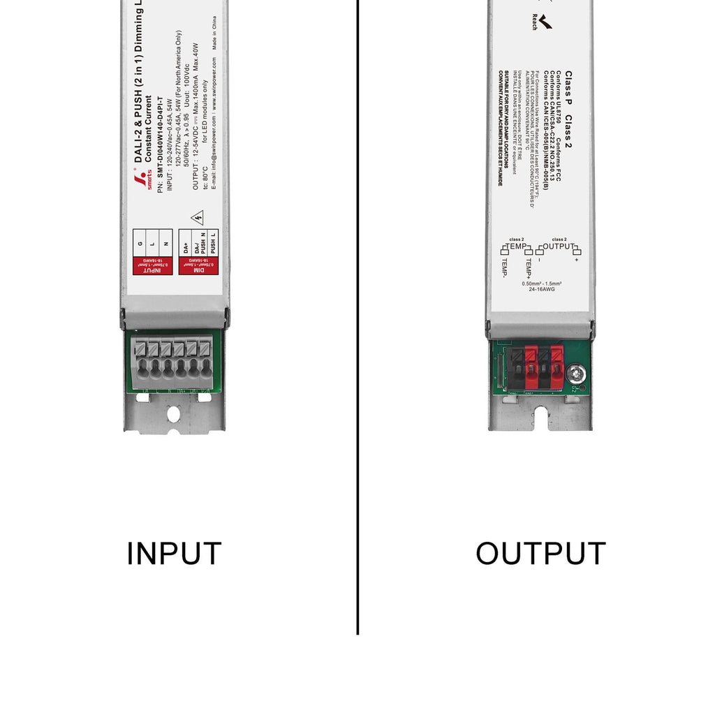 DALI-2 D4i&PUSH Intelligent CC LED Driver 40W 140-1400mA (Metal housing)