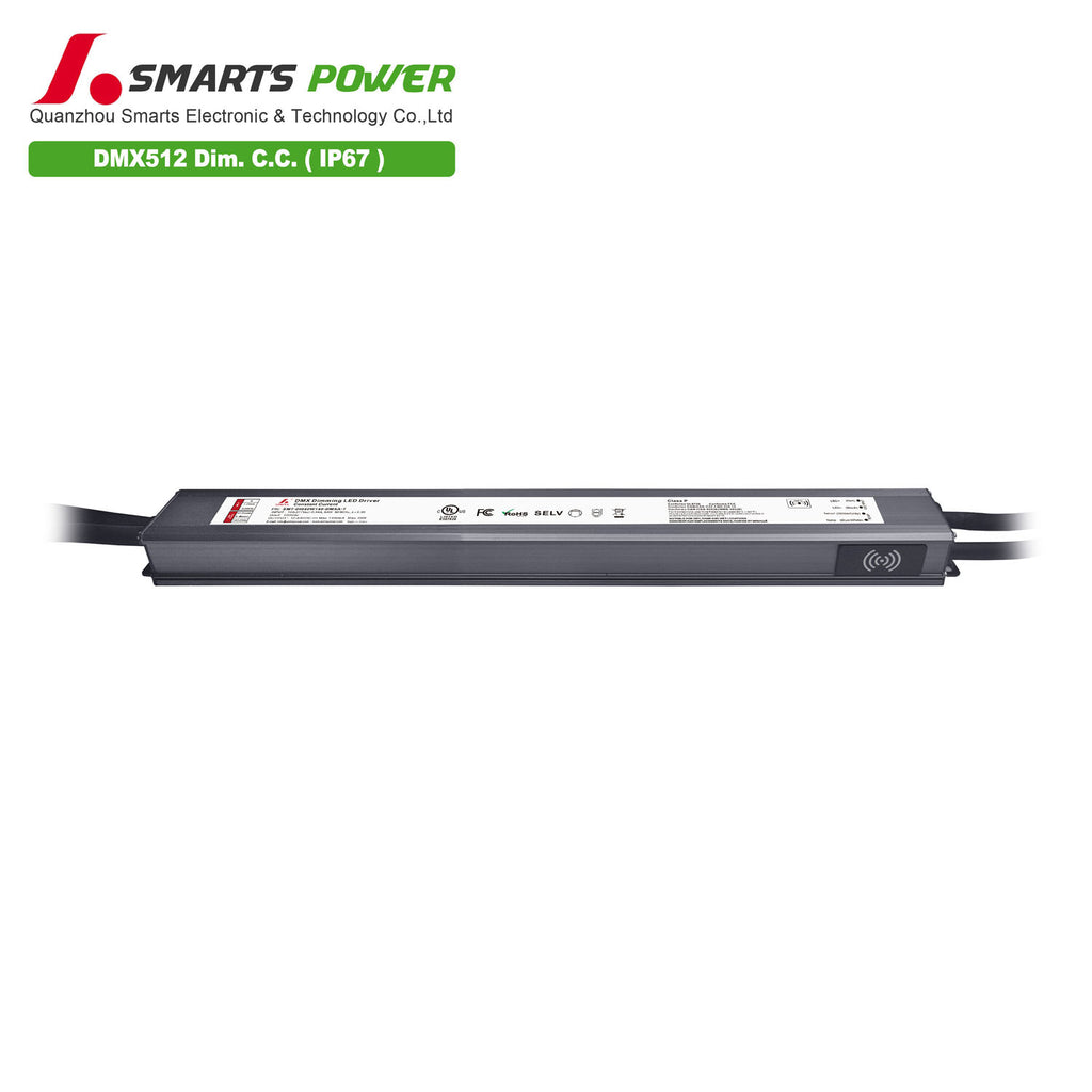 DMX512 Dimmable Intelligent CC LED Driver 40W 140-1400mA (IP67)