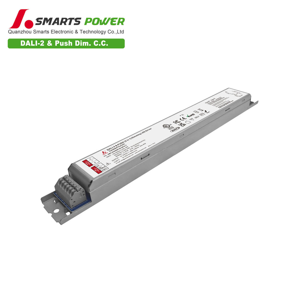 DALI-2&PUSH Intelligent CC LED Driver 40W 140-1400mA (Metal housing)