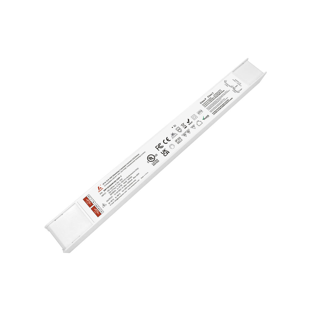 0-10V Dimmable Intelligent CC LED Driver 60W 160-1600mA (IP20)