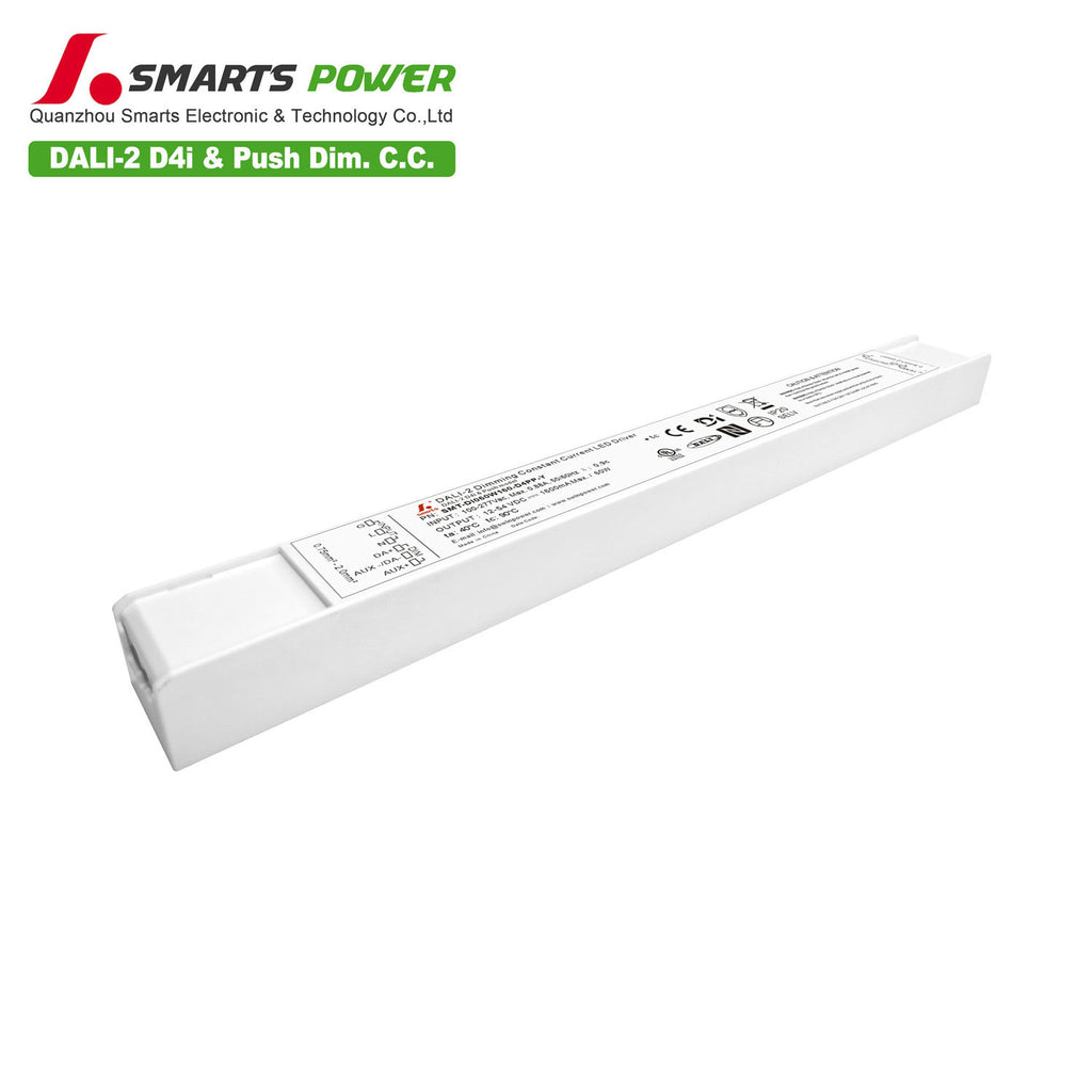 DALI-2 D4i&PUSH Intelligent CC LED Driver 60W 120-1200mA (IP20)