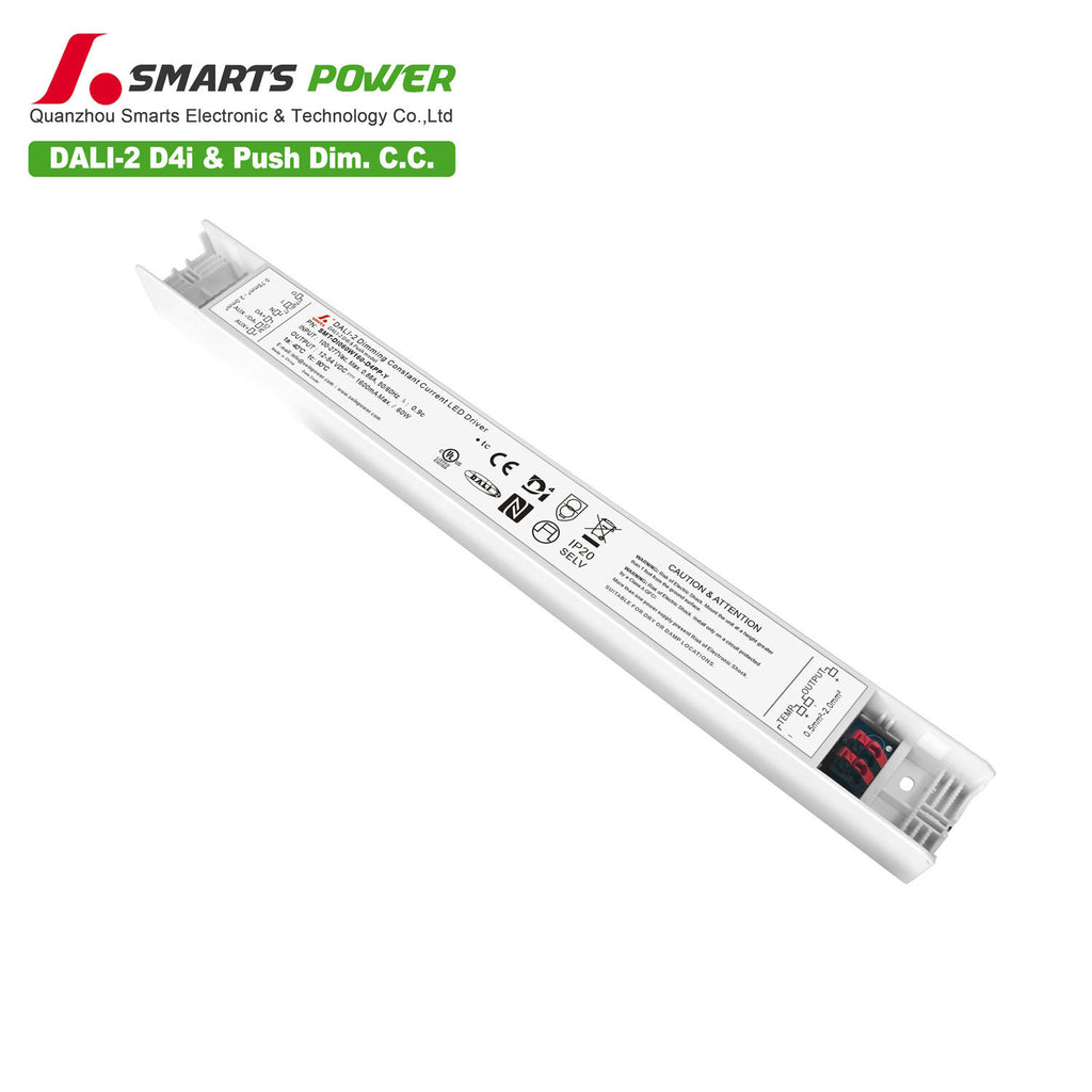 DALI-2 D4i&PUSH Intelligent CC LED Driver 60W 120-1200mA (IP20)