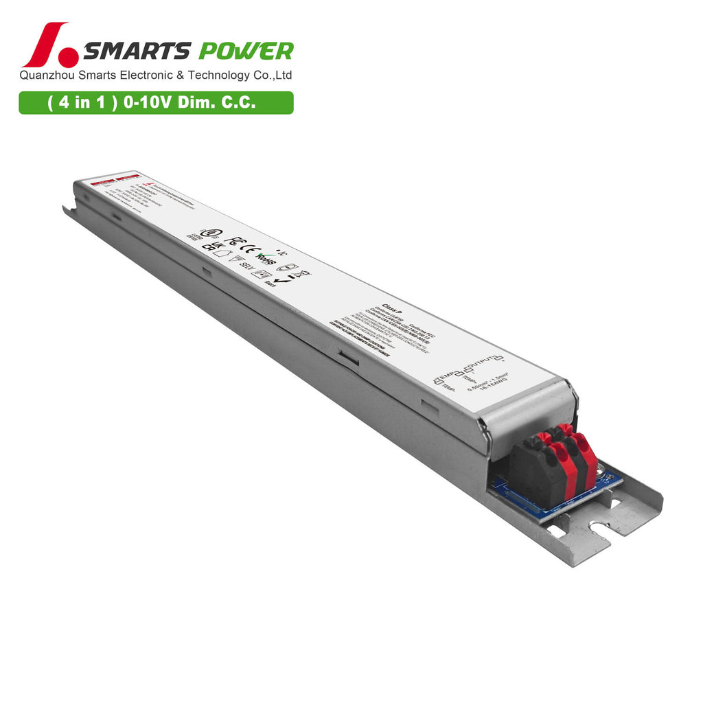 0-10V Dimmable Intelligent CC LED Driver 100W 160-1600mA (Metal housing)