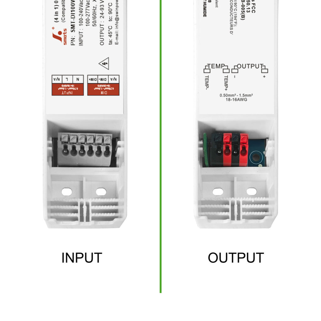 0-10V Dimmable Intelligent CC LED Driver 100W 160-1600mA (IP20)