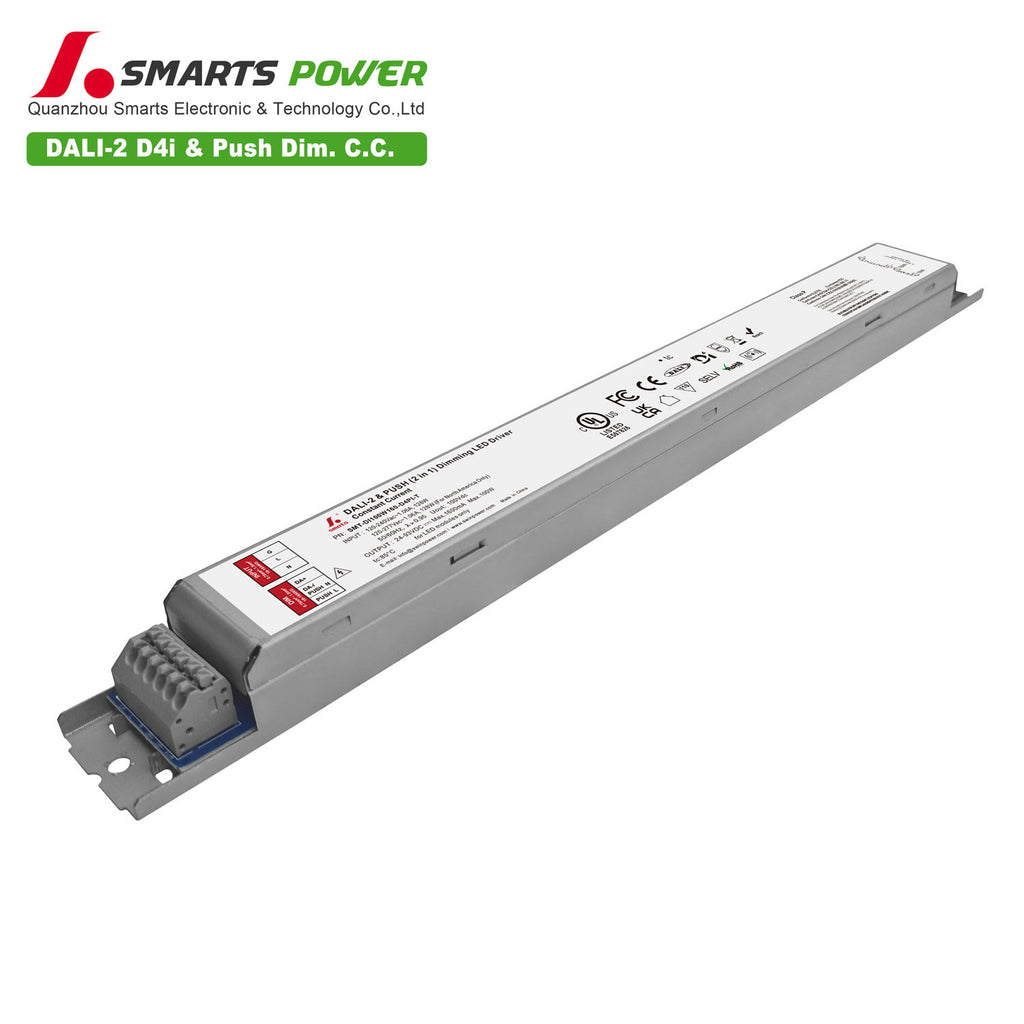 DALI-2 D4i&PUSH Intelligent CC LED Driver 100W 160-1600mA (Metal housing)