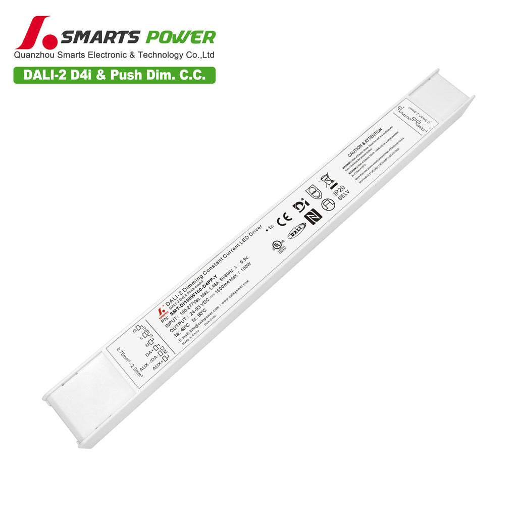 DALI-2 D4i&PUSH Intelligent CC LED Driver 100W 160-1600mA (IP20)