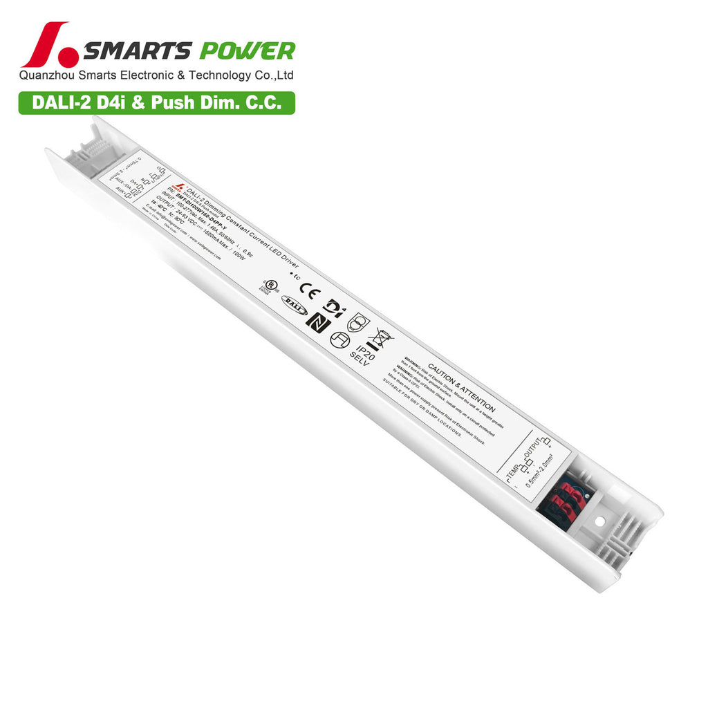 DALI-2 D4i&PUSH Intelligent CC LED Driver 100W 160-1600mA (IP20)