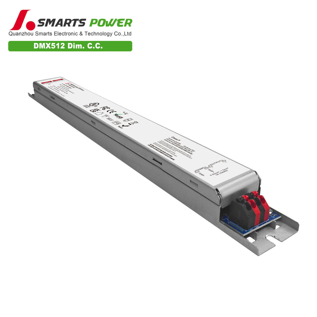 DMX512 Dimmable Intelligent CC LED Driver 100W 160-1600mA (Metal housing)