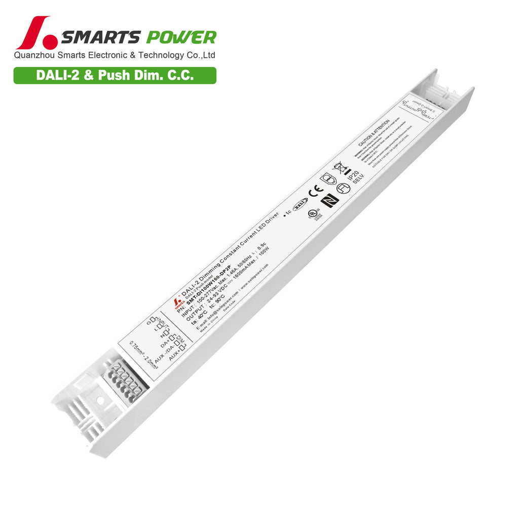 DALI-2&PUSH Intelligent CC LED Driver 100W 160-1600mA (IP20)