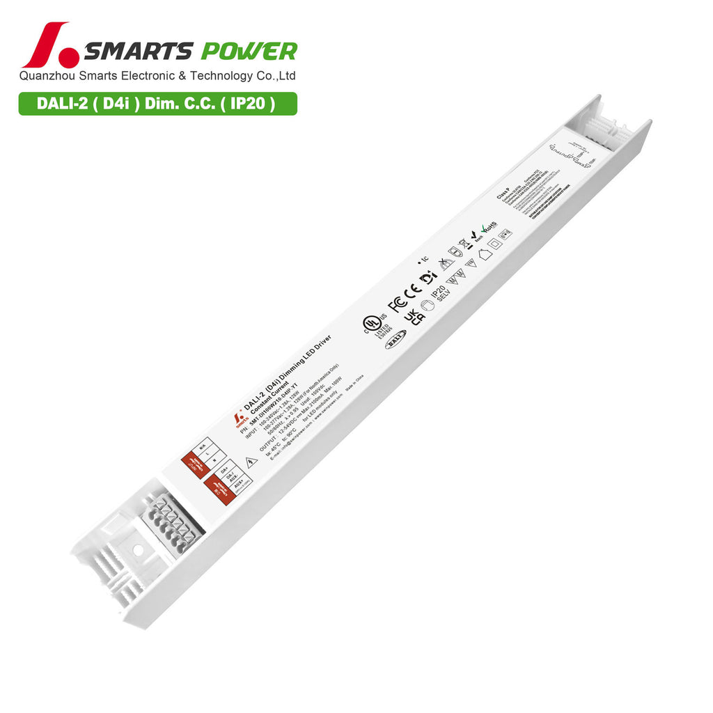 DALI-2 D4I Intelligent CC LED Driver 100W 210-2100mA (IP20)