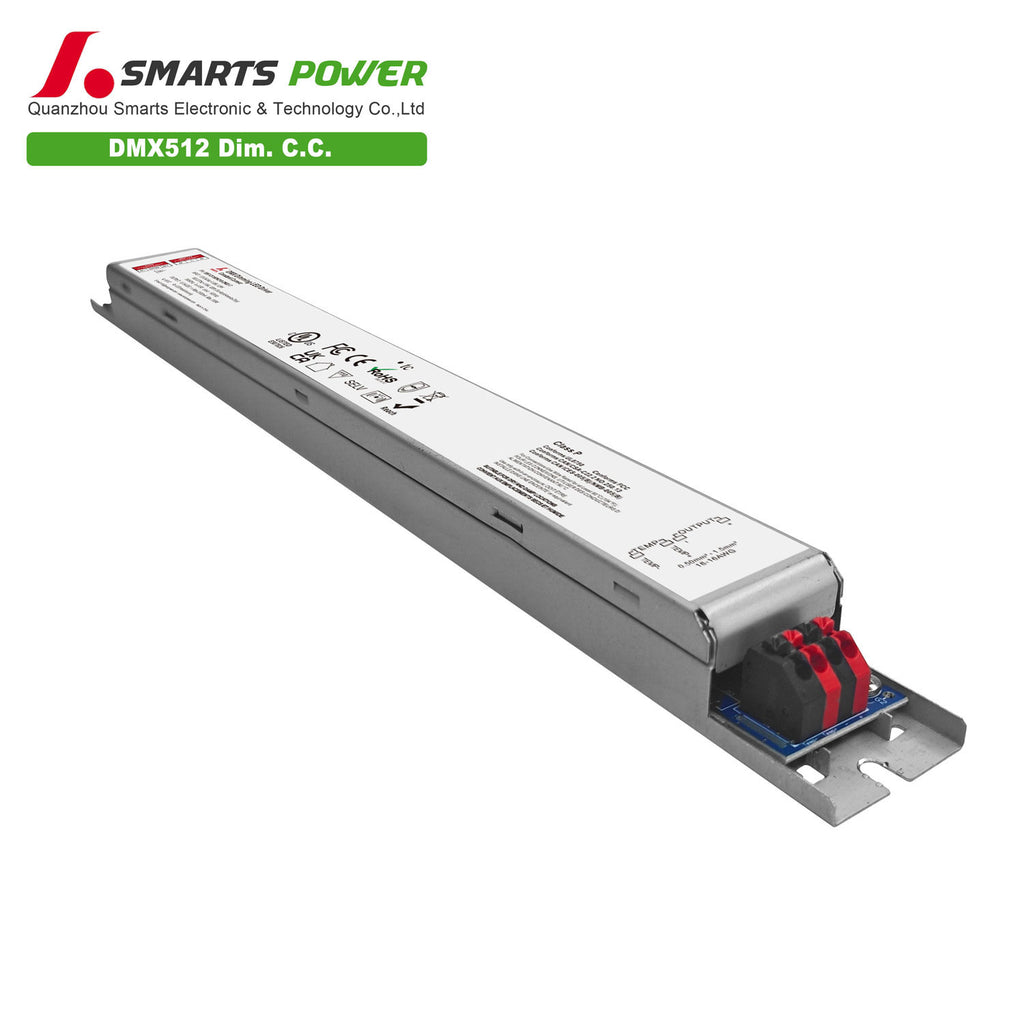DMX512 Dimmable Intelligent CC LED Driver 100W 210-2100mA (Metal housing)