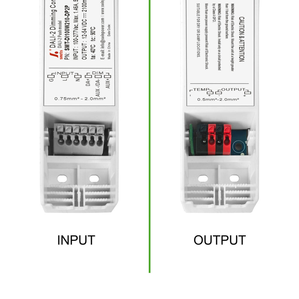 DALI-2&PUSH Intelligent CC LED Driver 100W 210-2100mA (IP20)