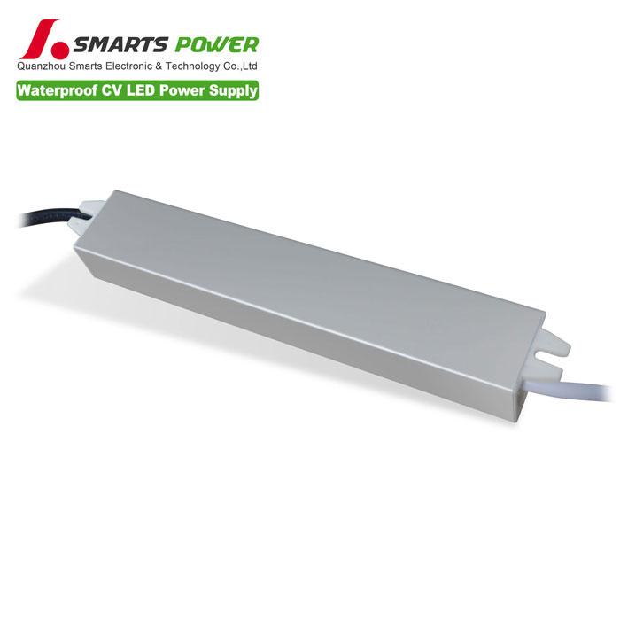30W 12 Volt LED Power Supply, Waterproof IP67 LED Driver, 110V AC to 12V DC  Converter