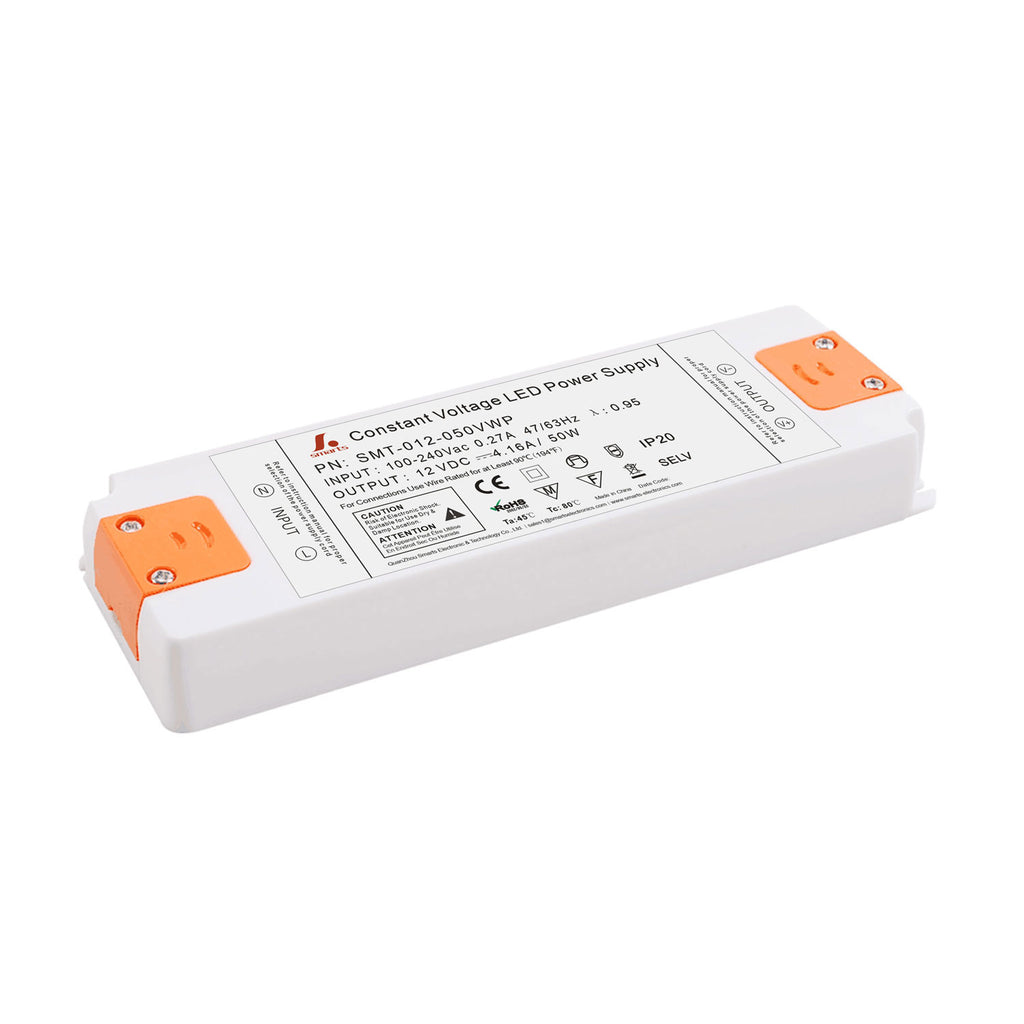 EMC approval 12V 50W super slim LED driver with 3 years warranty