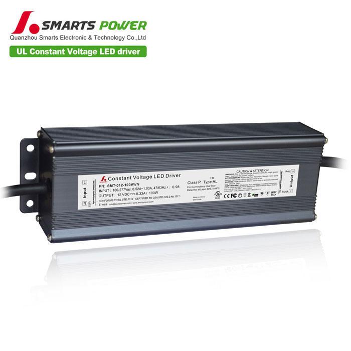 Transformateur LED 12 V CC dimmable 8,33A max. 100 watts