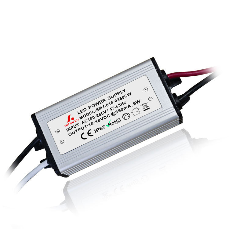 CE waterproof constant current supply ip67 6w 350ma no MOQ – Smarts Power
